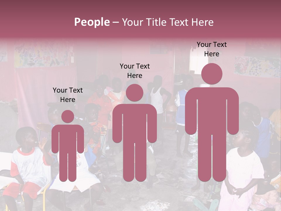 African Race Poverty PowerPoint Template