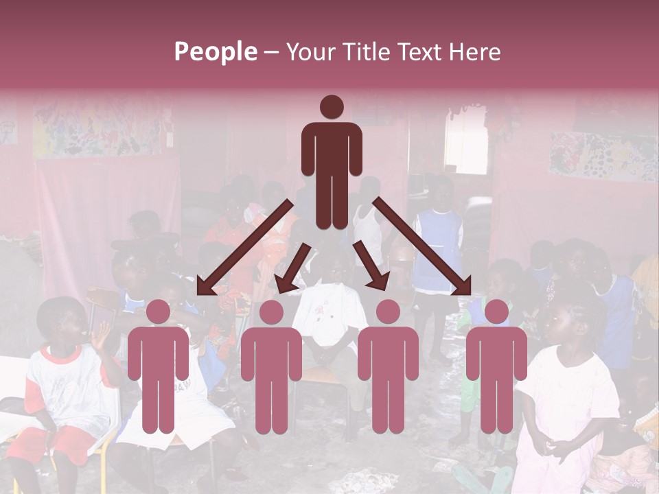 African Race Poverty PowerPoint Template