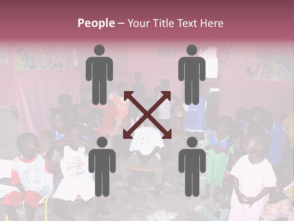 African Race Poverty PowerPoint Template