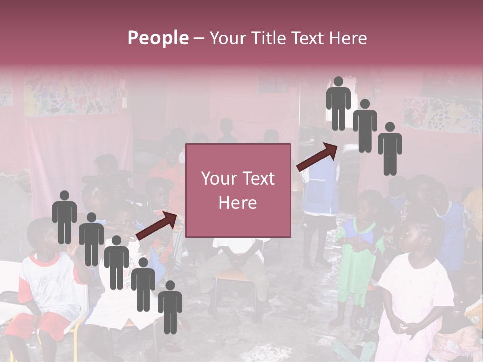 African Race Poverty PowerPoint Template