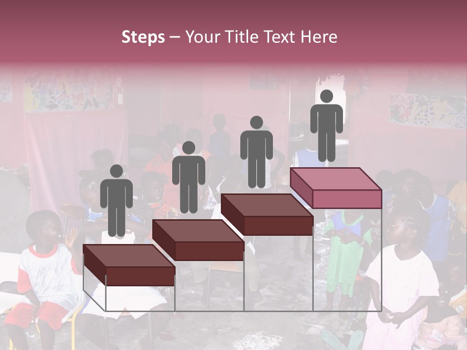 African Race Poverty PowerPoint Template