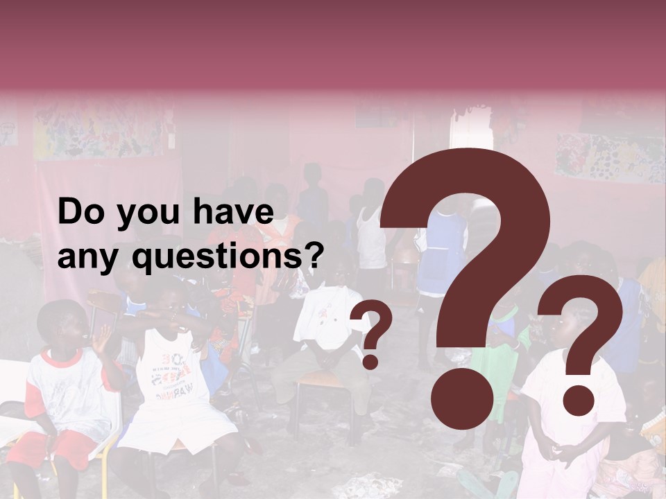 African Race Poverty PowerPoint Template