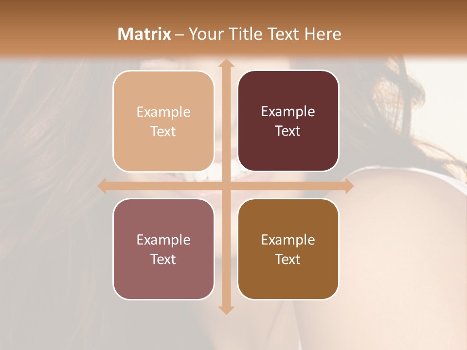 Beauty Hairstyle Fashion PowerPoint Template