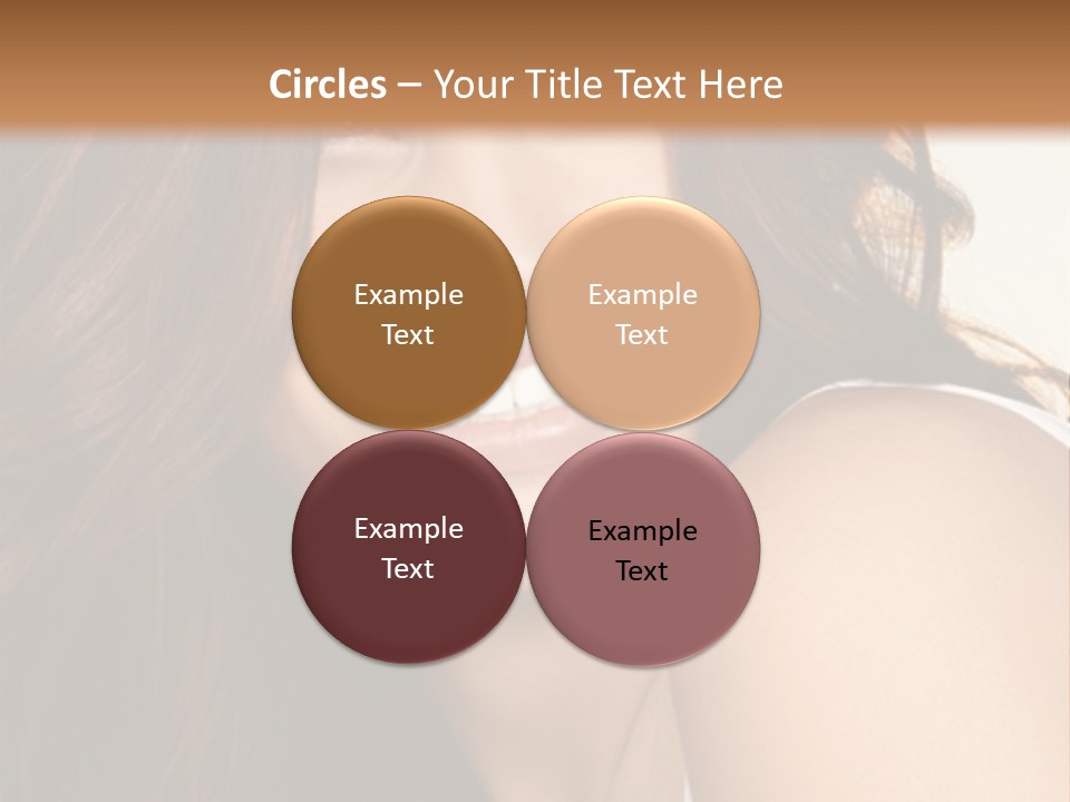 Beauty Hairstyle Fashion PowerPoint Template