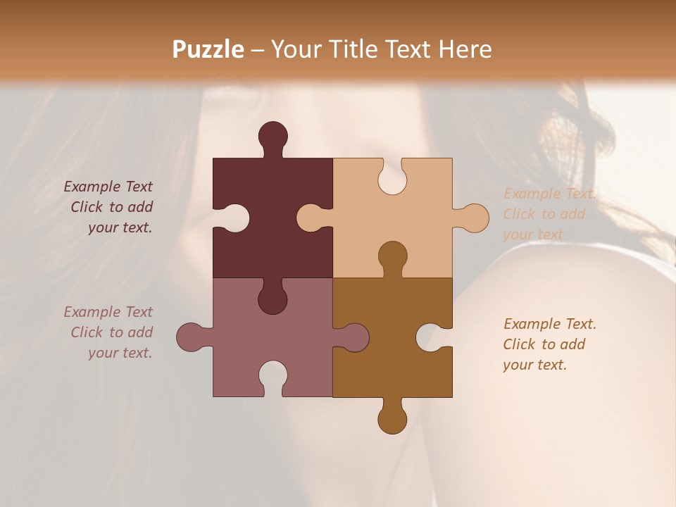 Beauty Hairstyle Fashion PowerPoint Template