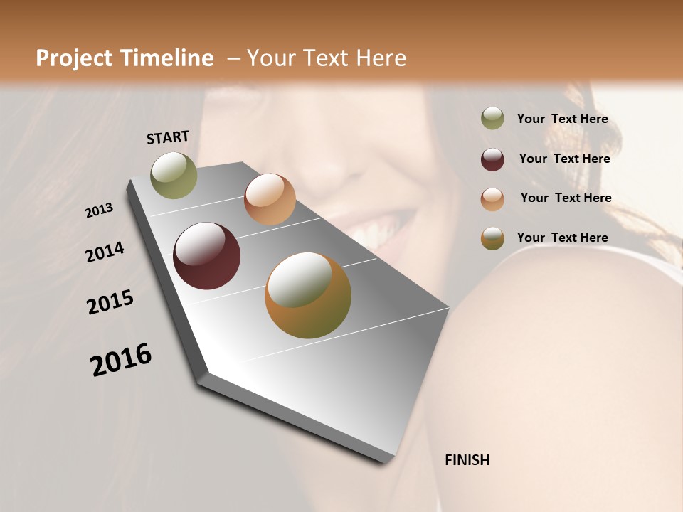 Beauty Hairstyle Fashion PowerPoint Template