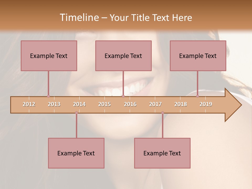 Beauty Hairstyle Fashion PowerPoint Template