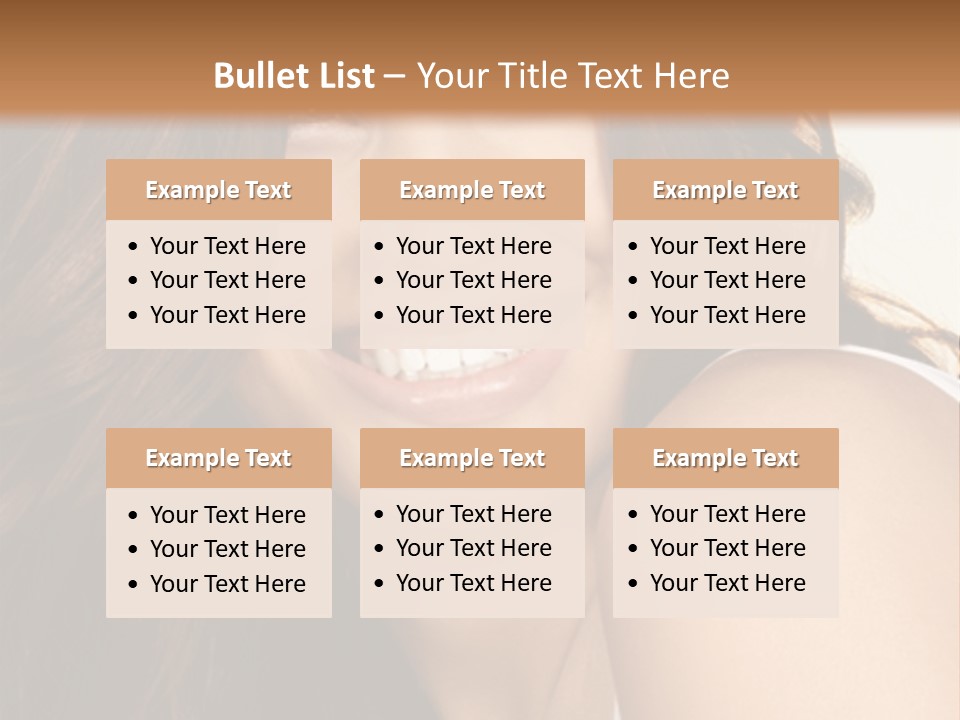 Beauty Hairstyle Fashion PowerPoint Template