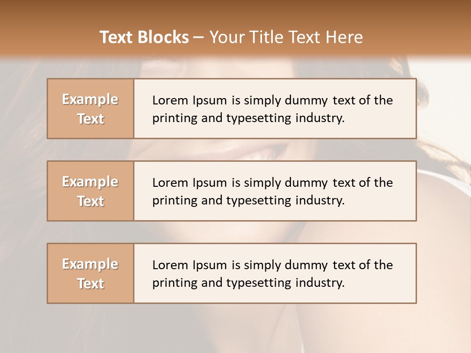 Beauty Hairstyle Fashion PowerPoint Template