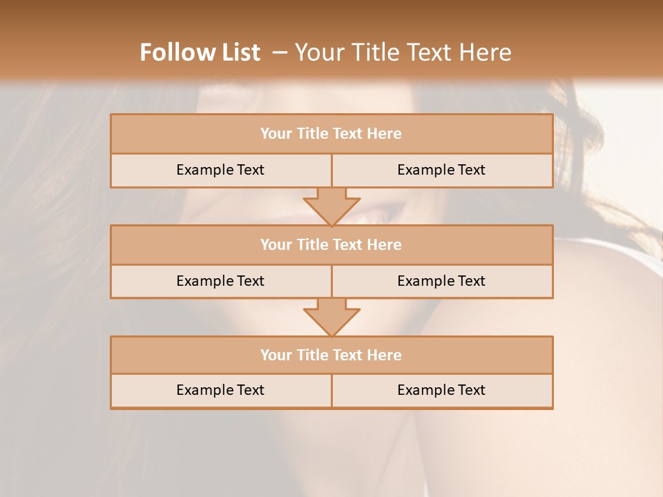 Beauty Hairstyle Fashion PowerPoint Template