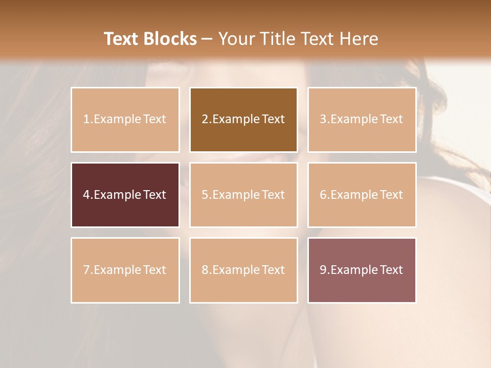 Beauty Hairstyle Fashion PowerPoint Template