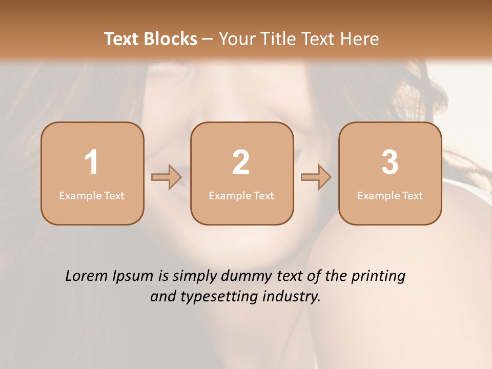 Beauty Hairstyle Fashion PowerPoint Template