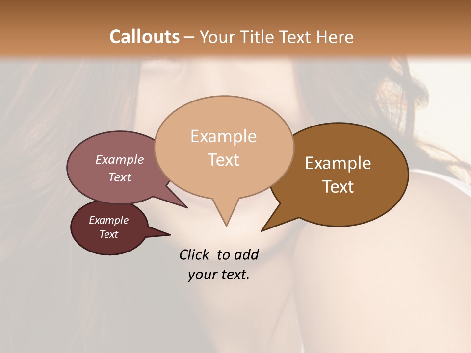 Beauty Hairstyle Fashion PowerPoint Template