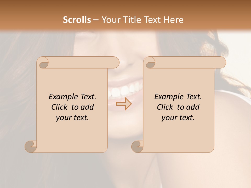 Beauty Hairstyle Fashion PowerPoint Template