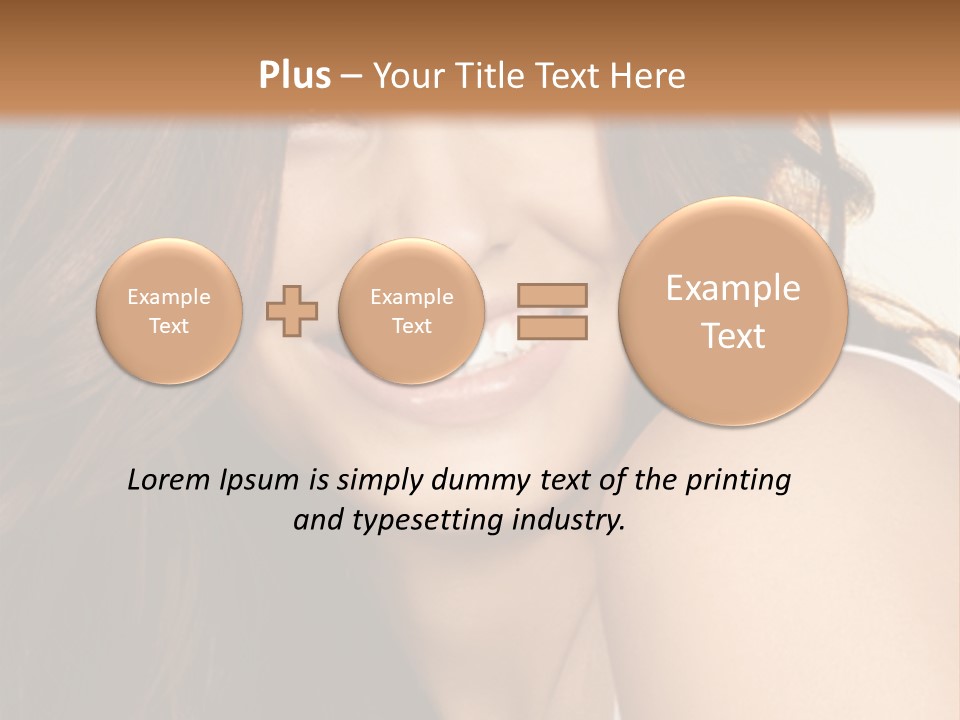 Beauty Hairstyle Fashion PowerPoint Template