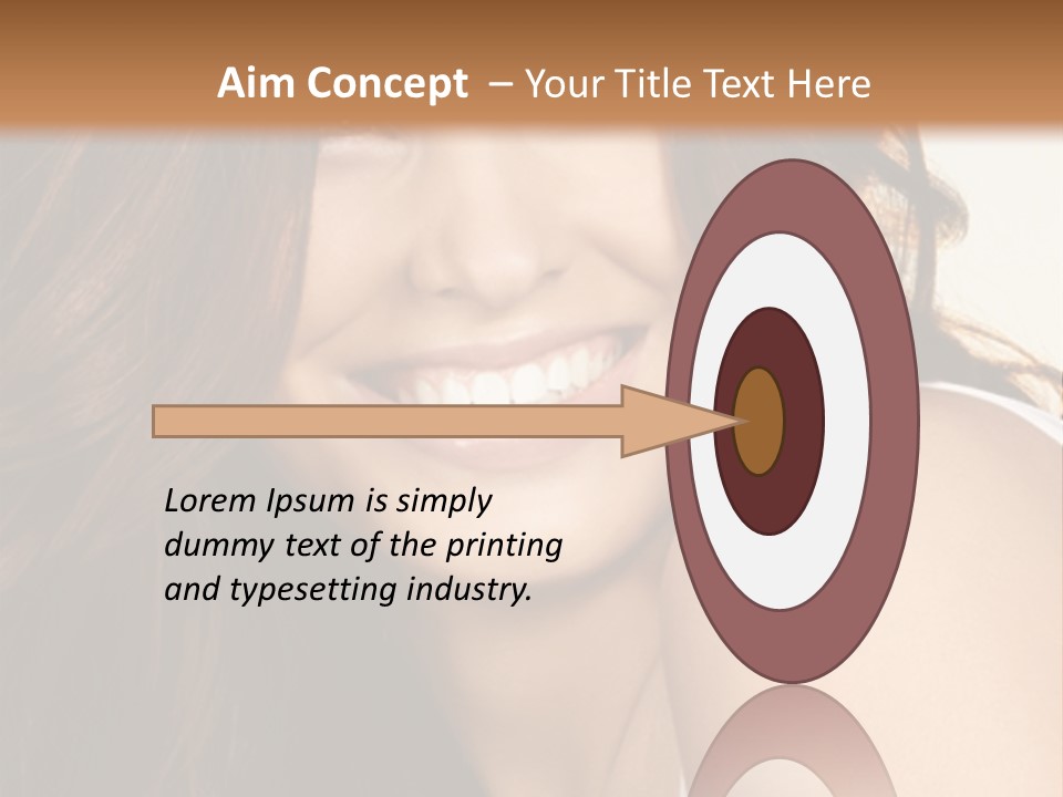 Beauty Hairstyle Fashion PowerPoint Template