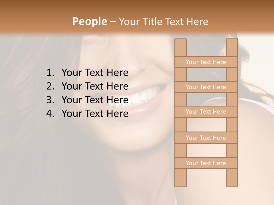 Beauty Hairstyle Fashion PowerPoint Template