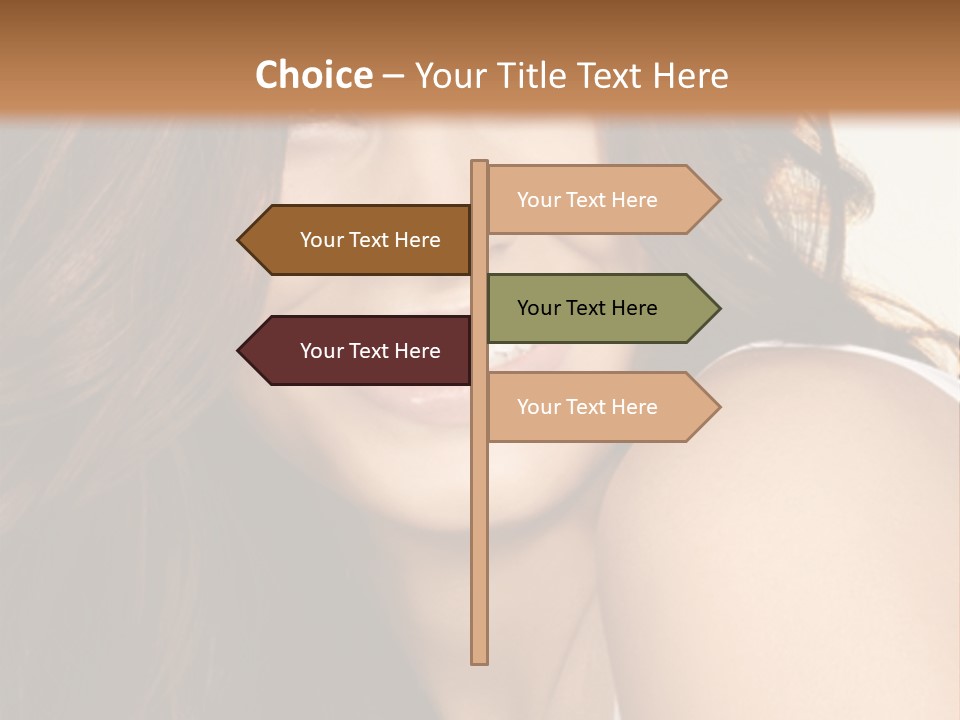 Beauty Hairstyle Fashion PowerPoint Template