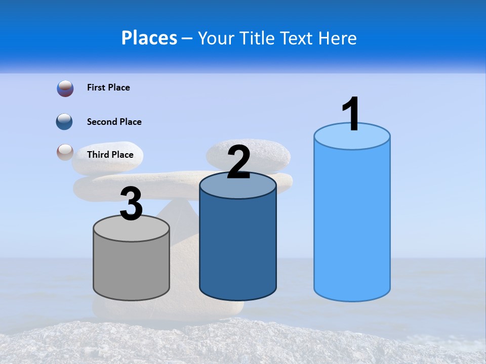 Balance Pile Stack PowerPoint Template