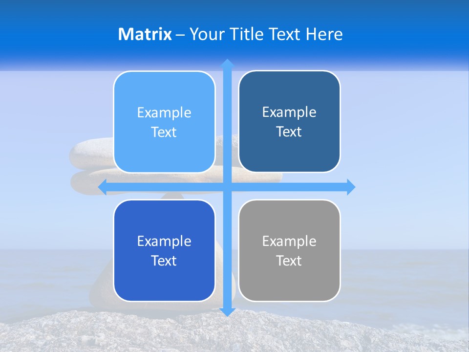 Balance Pile Stack PowerPoint Template