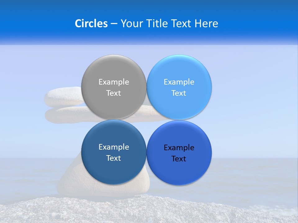 Balance Pile Stack PowerPoint Template
