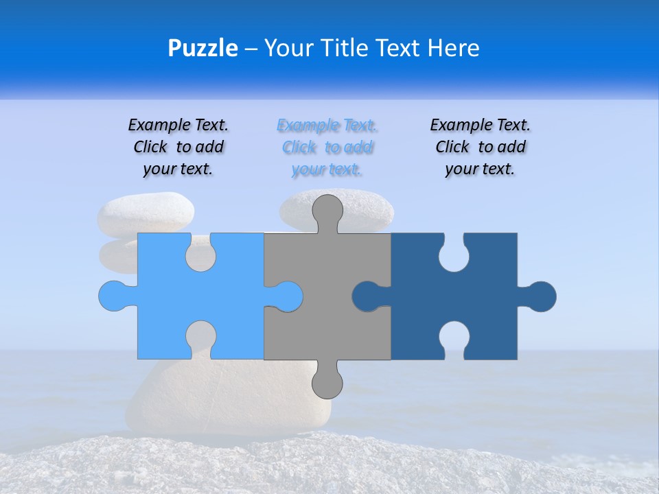 Balance Pile Stack PowerPoint Template