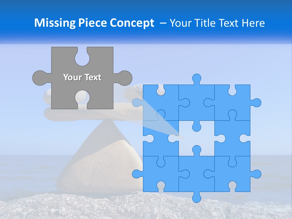 Balance Pile Stack PowerPoint Template