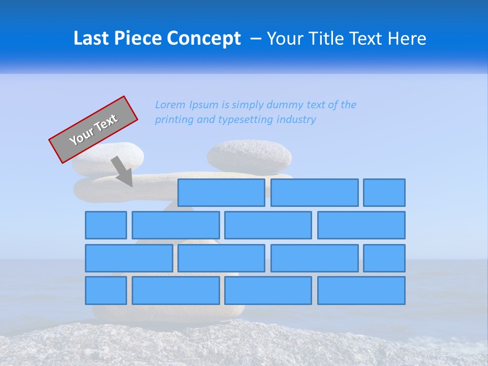 Balance Pile Stack PowerPoint Template