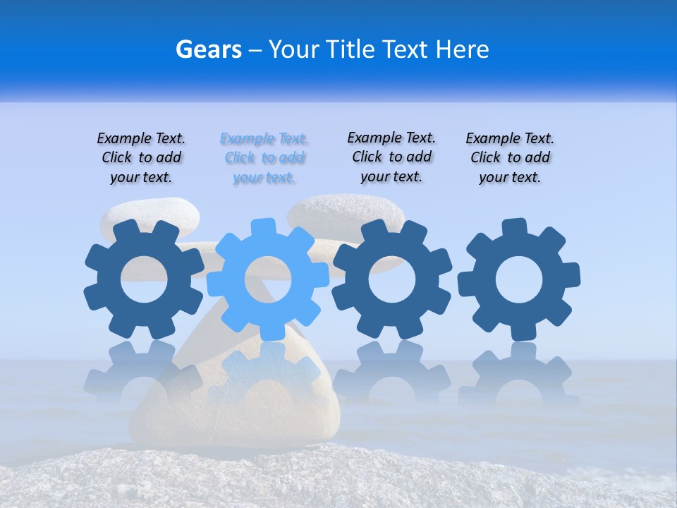 Balance Pile Stack PowerPoint Template