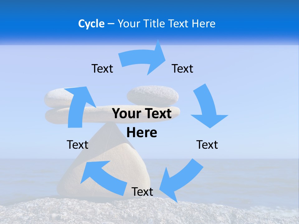 Balance Pile Stack PowerPoint Template