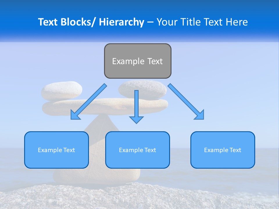 Balance Pile Stack PowerPoint Template