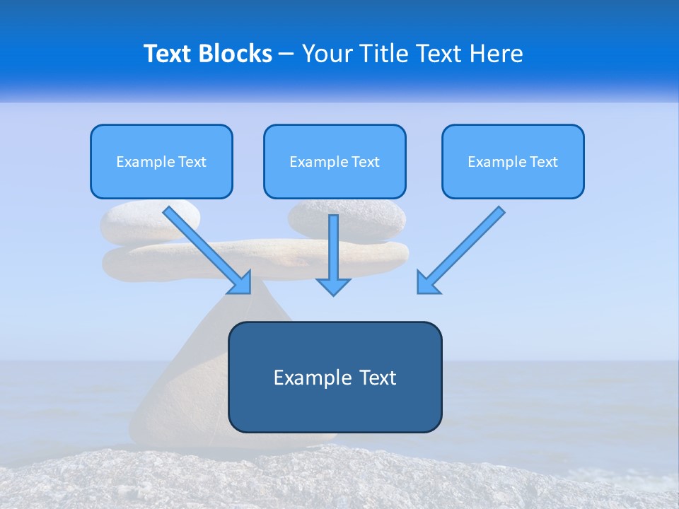 Balance Pile Stack PowerPoint Template