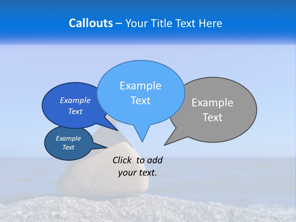 Balance Pile Stack PowerPoint Template