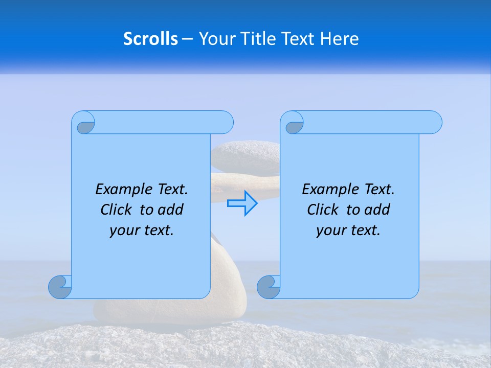 Balance Pile Stack PowerPoint Template