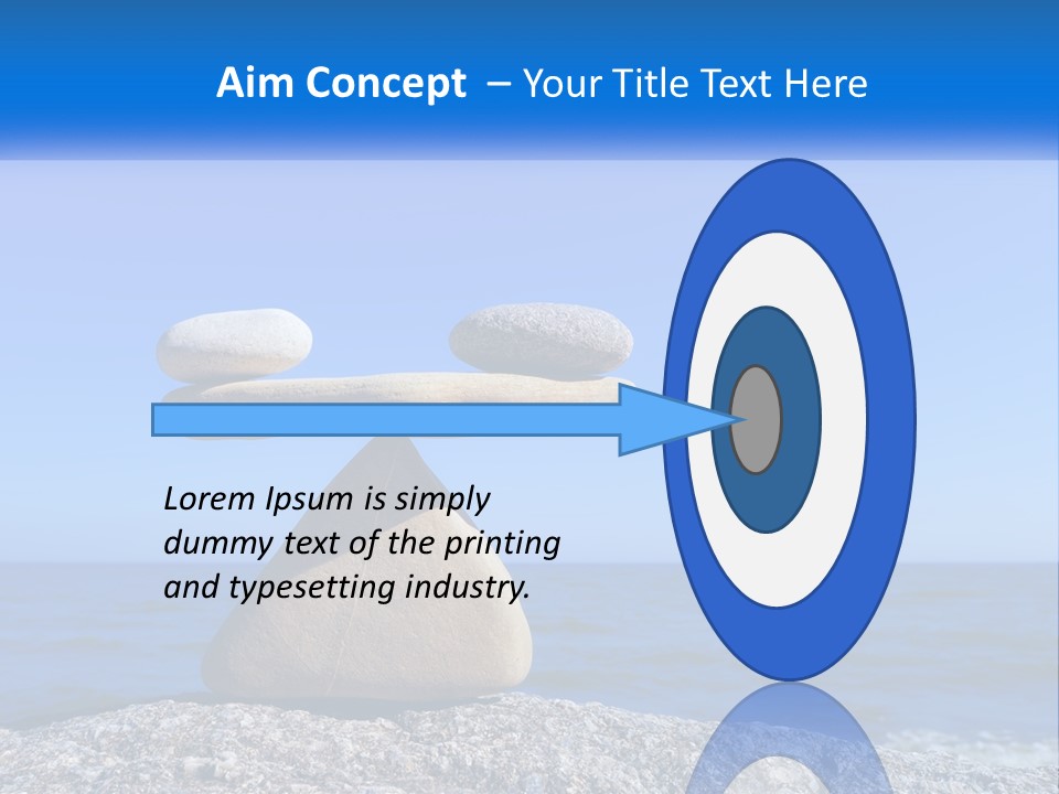 Balance Pile Stack PowerPoint Template