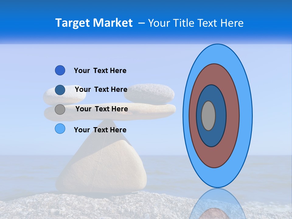 Balance Pile Stack PowerPoint Template