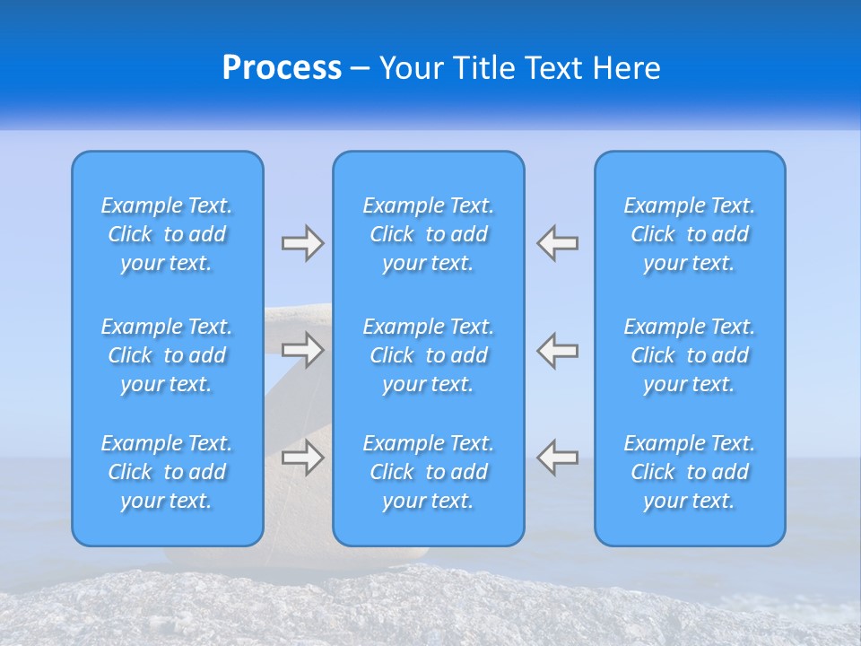 Balance Pile Stack PowerPoint Template