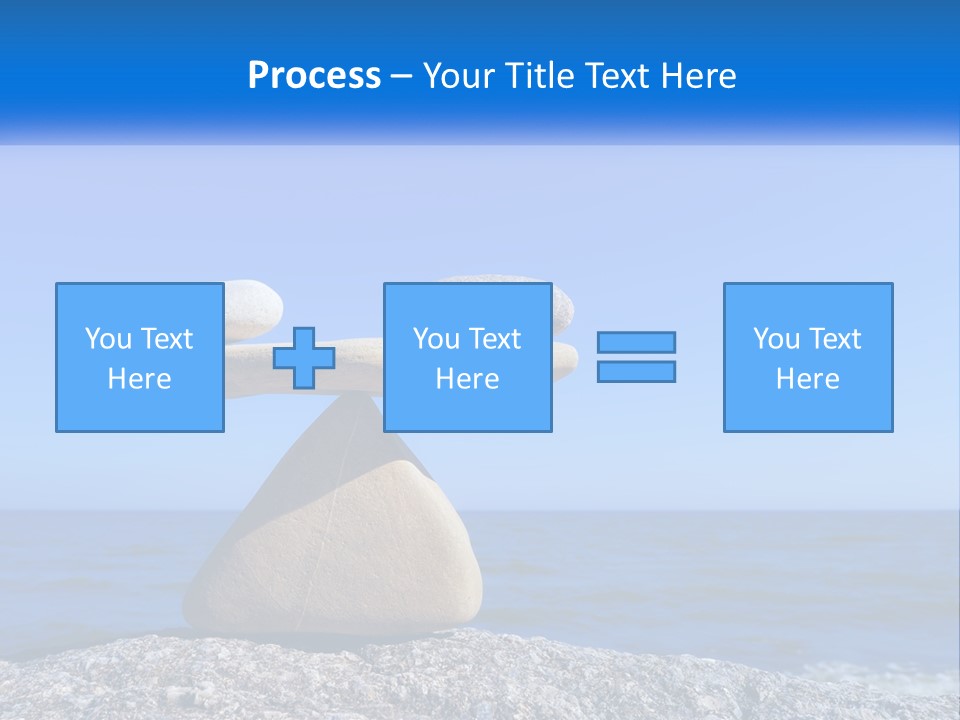 Balance Pile Stack PowerPoint Template