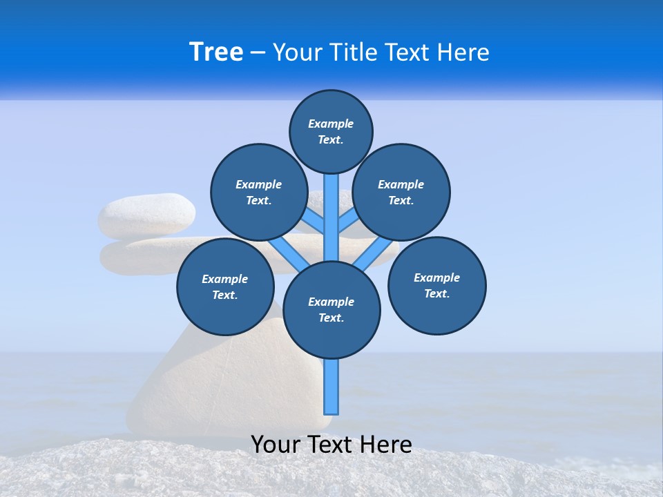 Balance Pile Stack PowerPoint Template