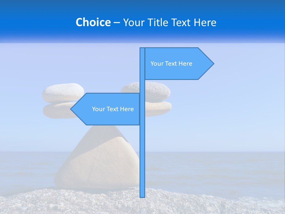 Balance Pile Stack PowerPoint Template