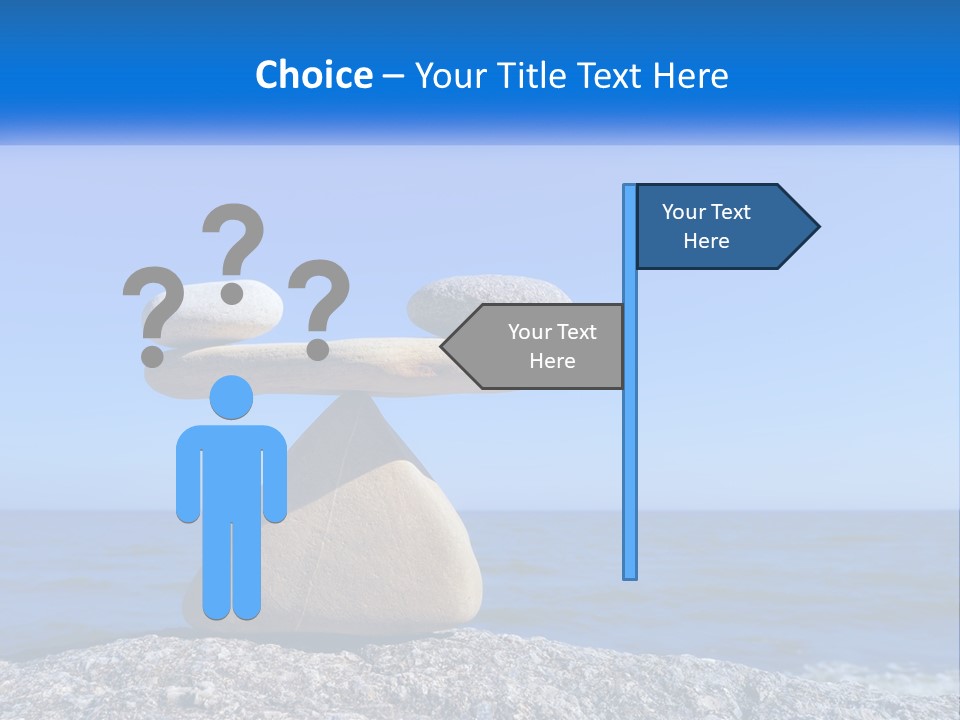 Balance Pile Stack PowerPoint Template