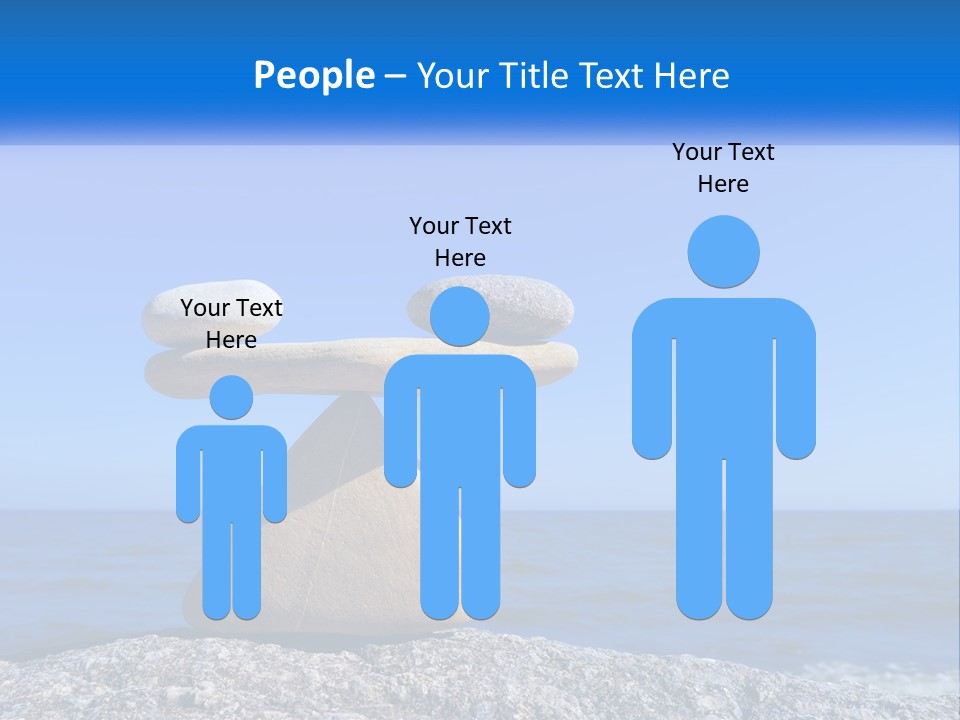 Balance Pile Stack PowerPoint Template