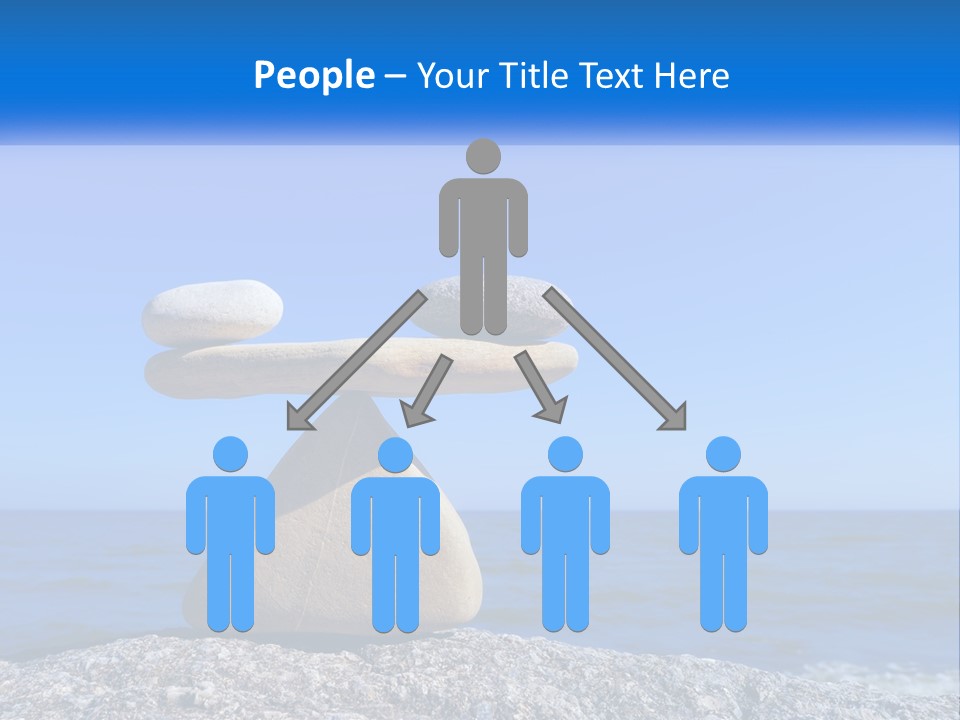 Balance Pile Stack PowerPoint Template