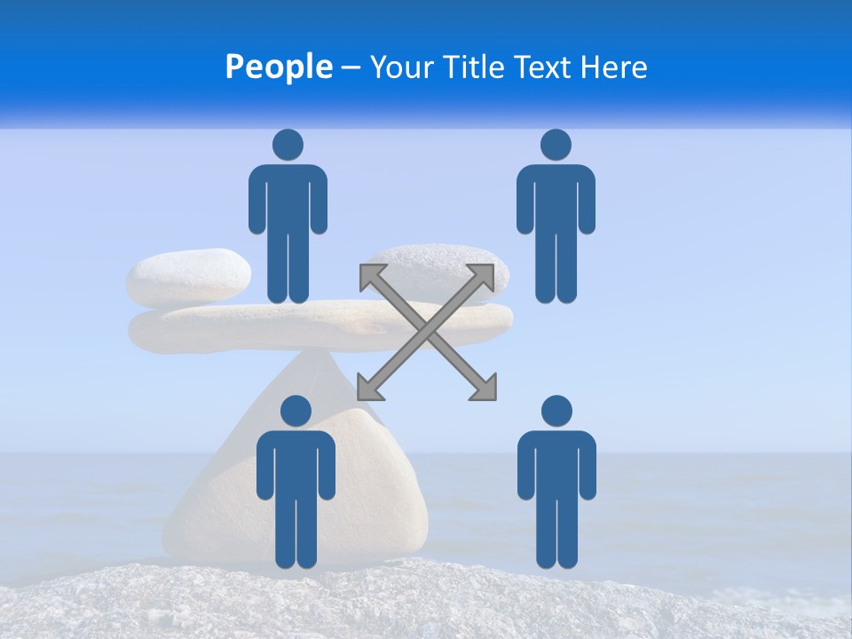 Balance Pile Stack PowerPoint Template