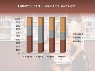 Friendship Attitude Wheelchair PowerPoint Template