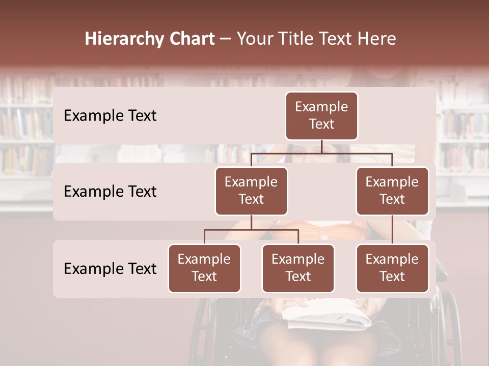 Friendship Attitude Wheelchair PowerPoint Template