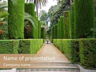 Landscape Historical Landmark PowerPoint Template