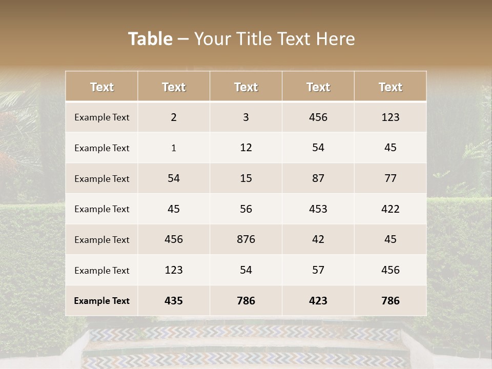 Landscape Historical Landmark PowerPoint Template
