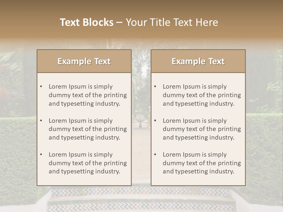 Landscape Historical Landmark PowerPoint Template