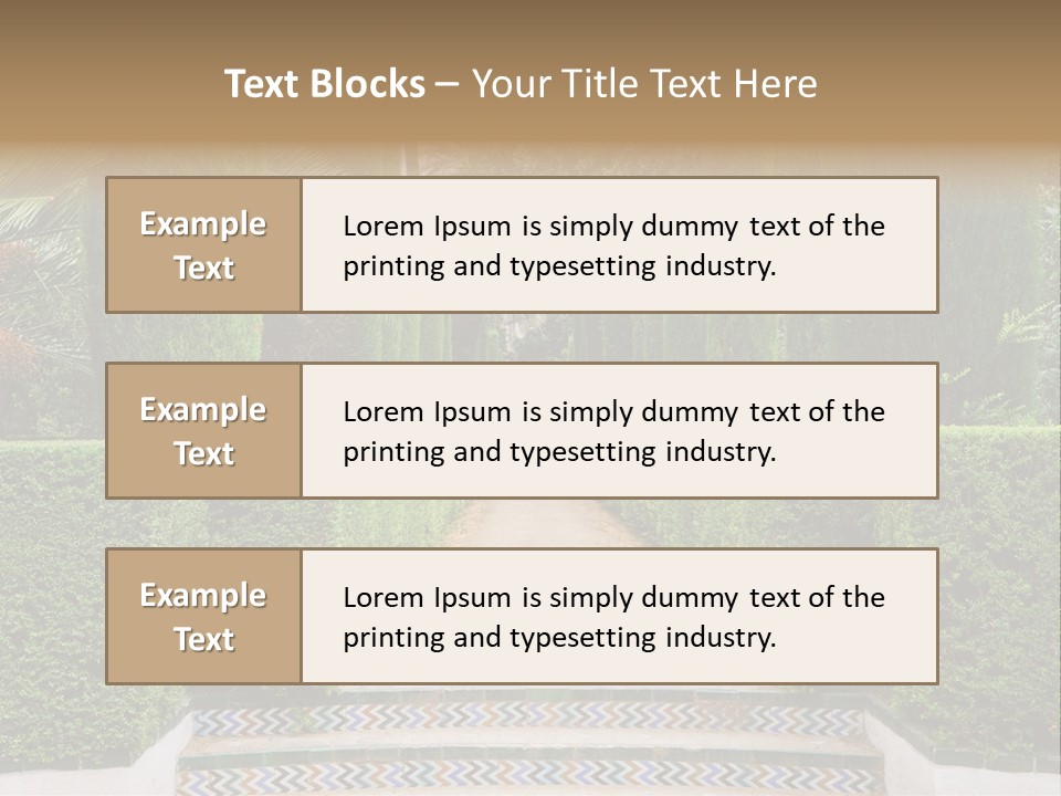 Landscape Historical Landmark PowerPoint Template